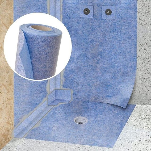 Kobau SD60 Waterproofing Crack Prevention Polyethylene Membrane Roll 54 Sq Ft