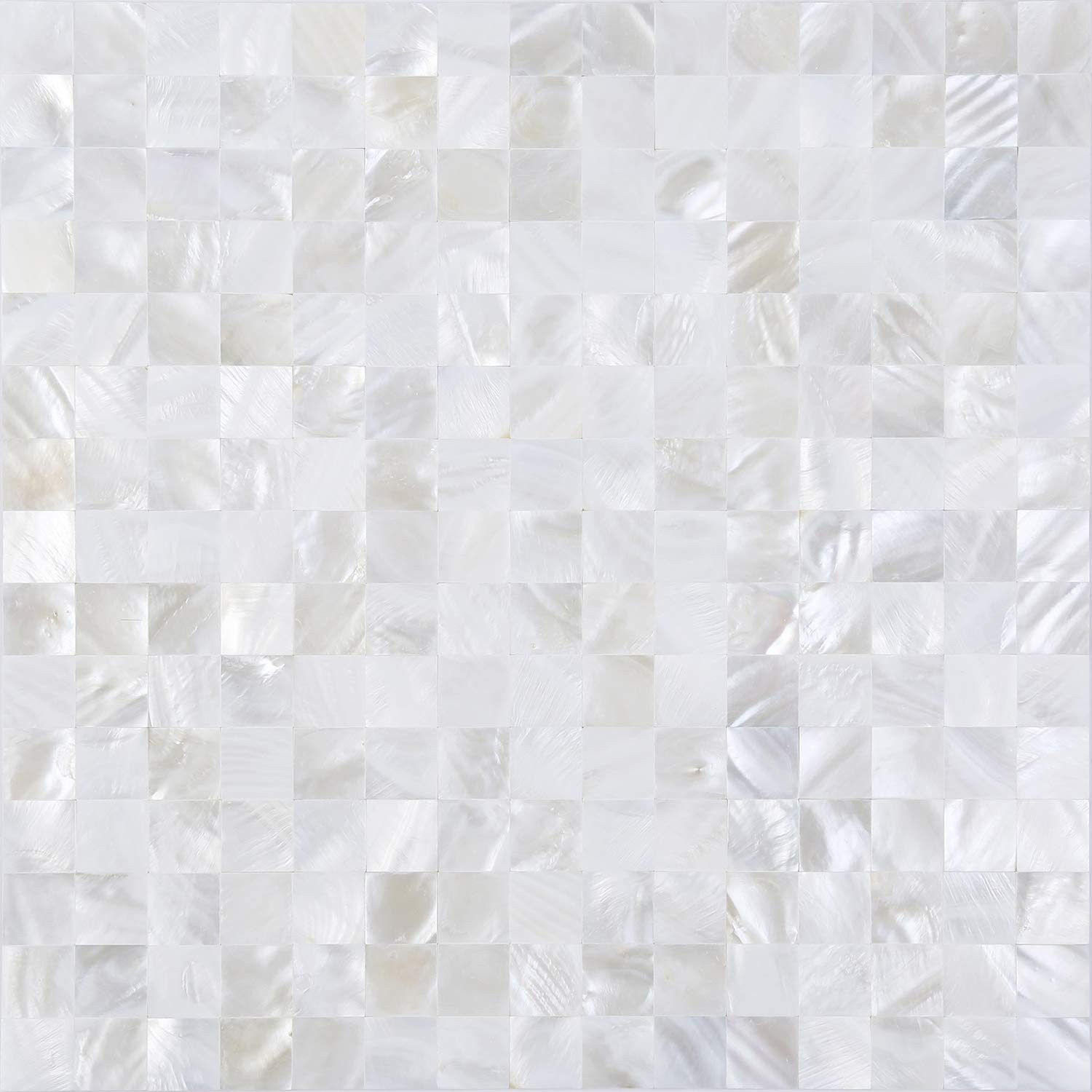 Peel and Stick Mother of Pearl Mosaic Shell Tiles – Self-Adhesive Wall Decor, 1