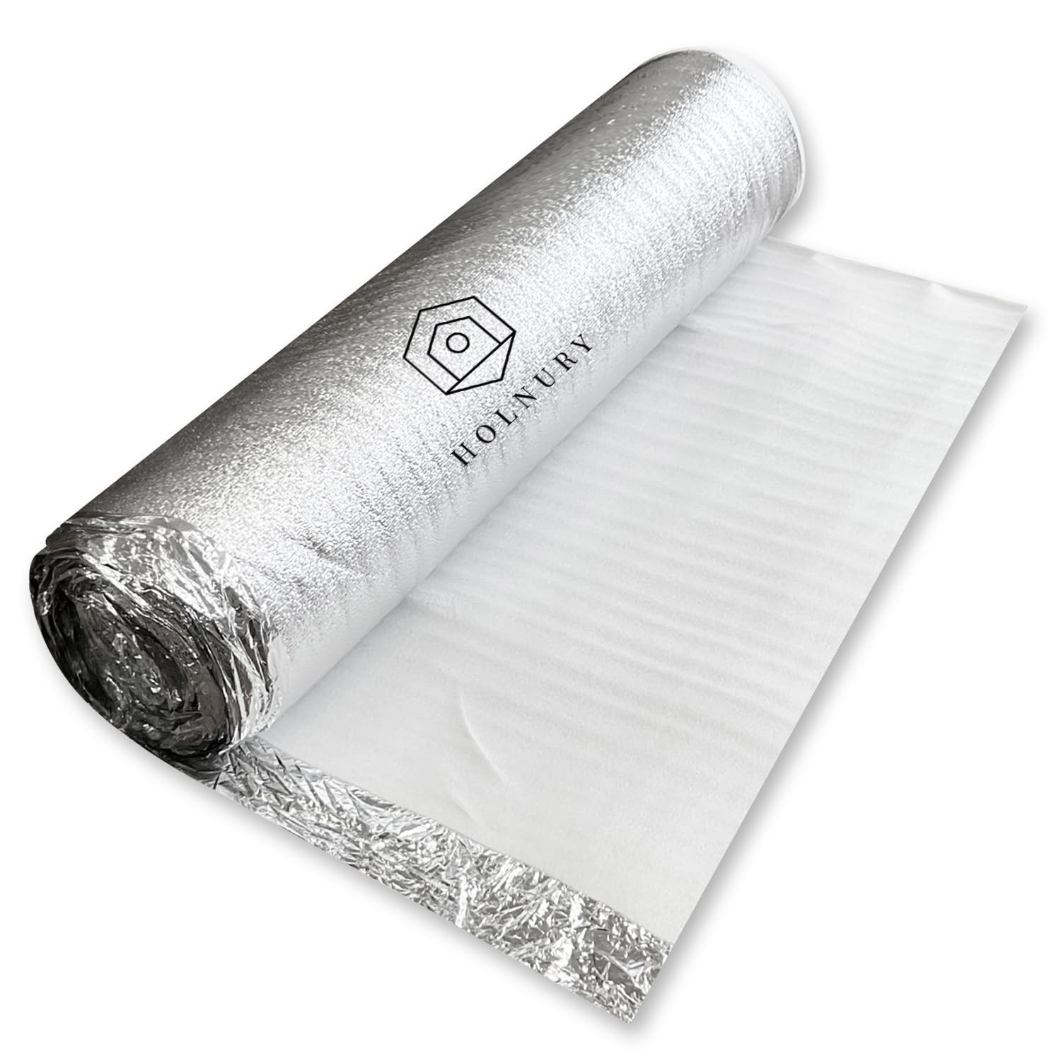 3-in-1 Acoustic Premium Floor Underlayment – 200 sqft Roll – 3mm Thick EPE wi…
