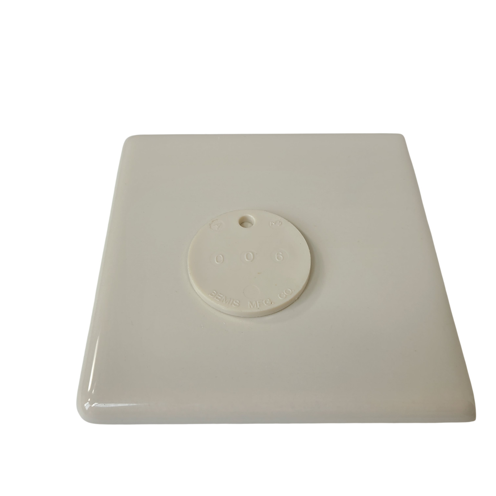 Beige Almond Bone 4.25 in Ceramic Tile Bullnose Shower Corner Subway Curved Edge