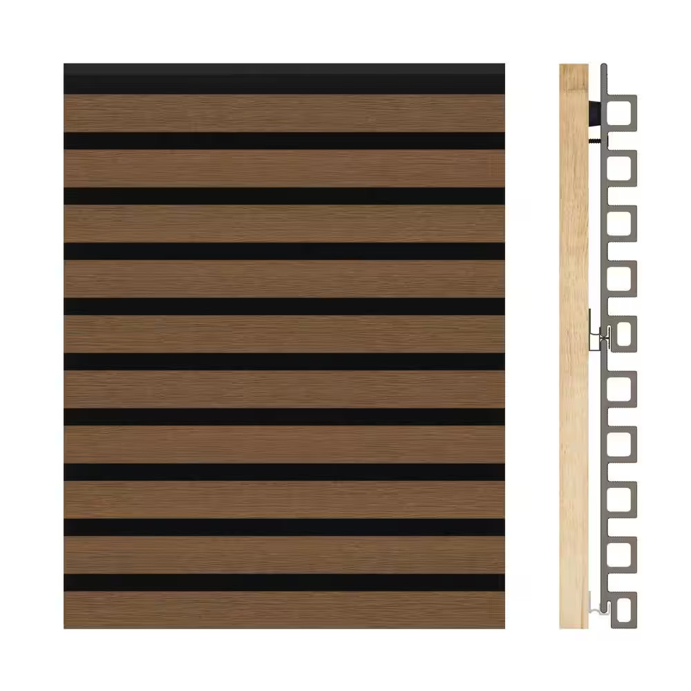 European Siding Norwegian Style plus Noir 7.7 In. X 96 In. Peruvian Teak Composi