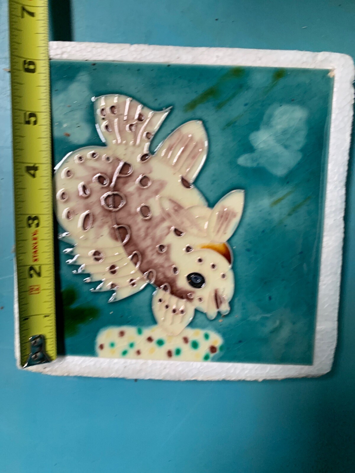 Tropical Fish Ceramic Tile Qty 9 of 6″ x 6″ Back Splash Decor