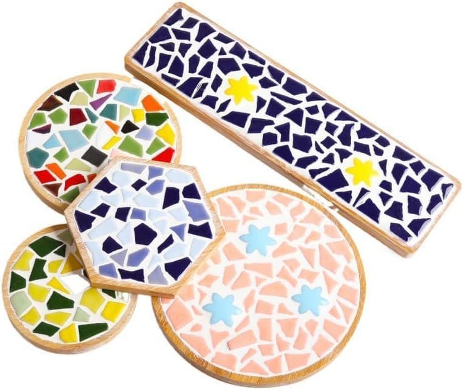 1.1LB Irregular Ceramics Mosaic Tiles, Mosaic Pieces Stones for DIY Mosaic Ma…