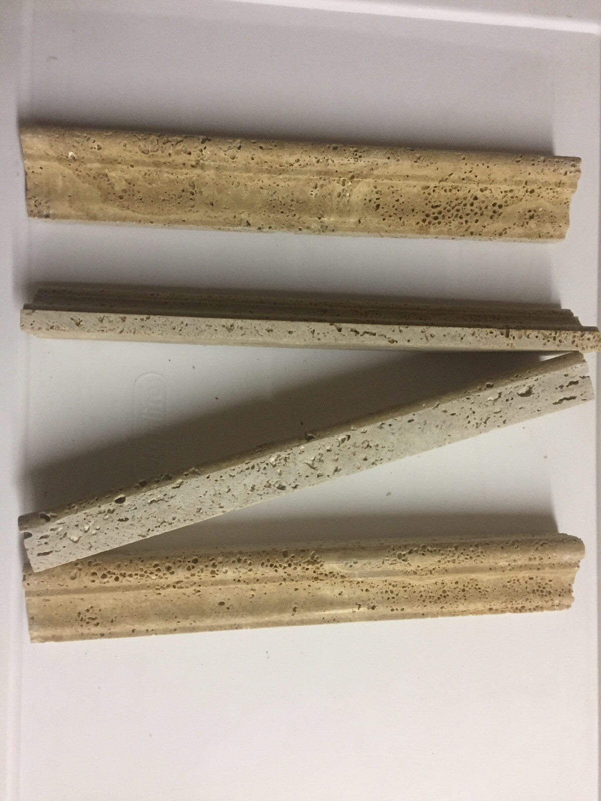 Travertine Nocce Crown Molding 12″ Chair Railing