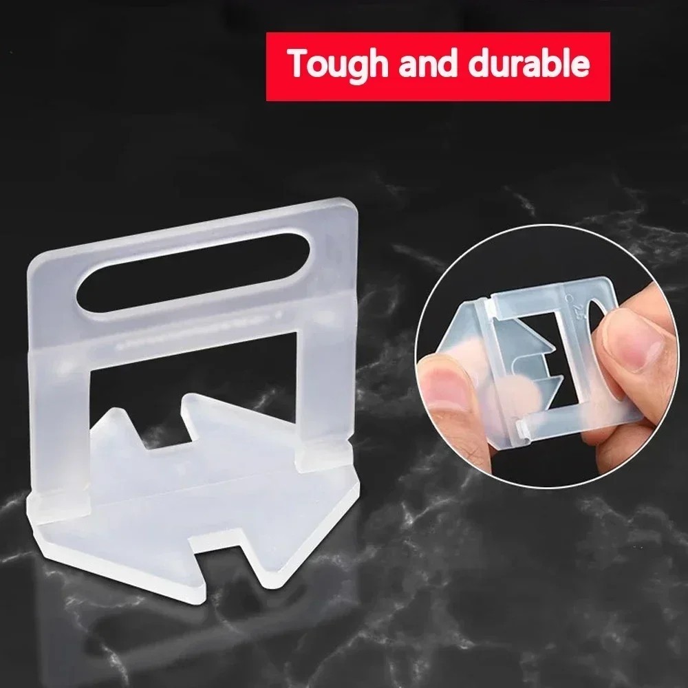 100-2000X Clip Tile Leveling System Kit Floor Wall 0.35-3mm Tile Spacer Tiling