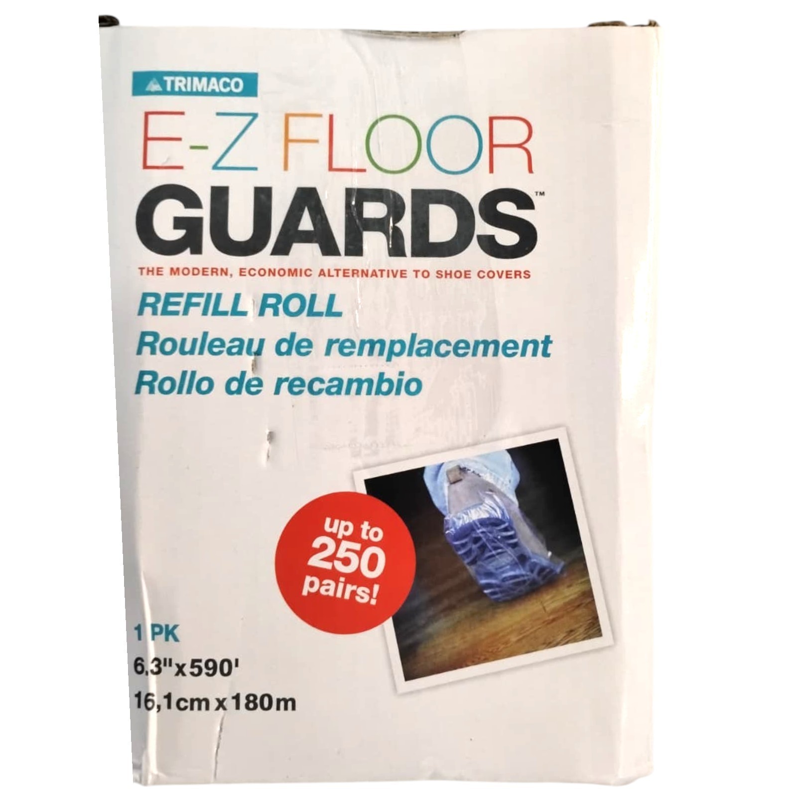 Trimaco E-Z Floor Guard Film Refill Rolls 54716 – Construction Floor Protection