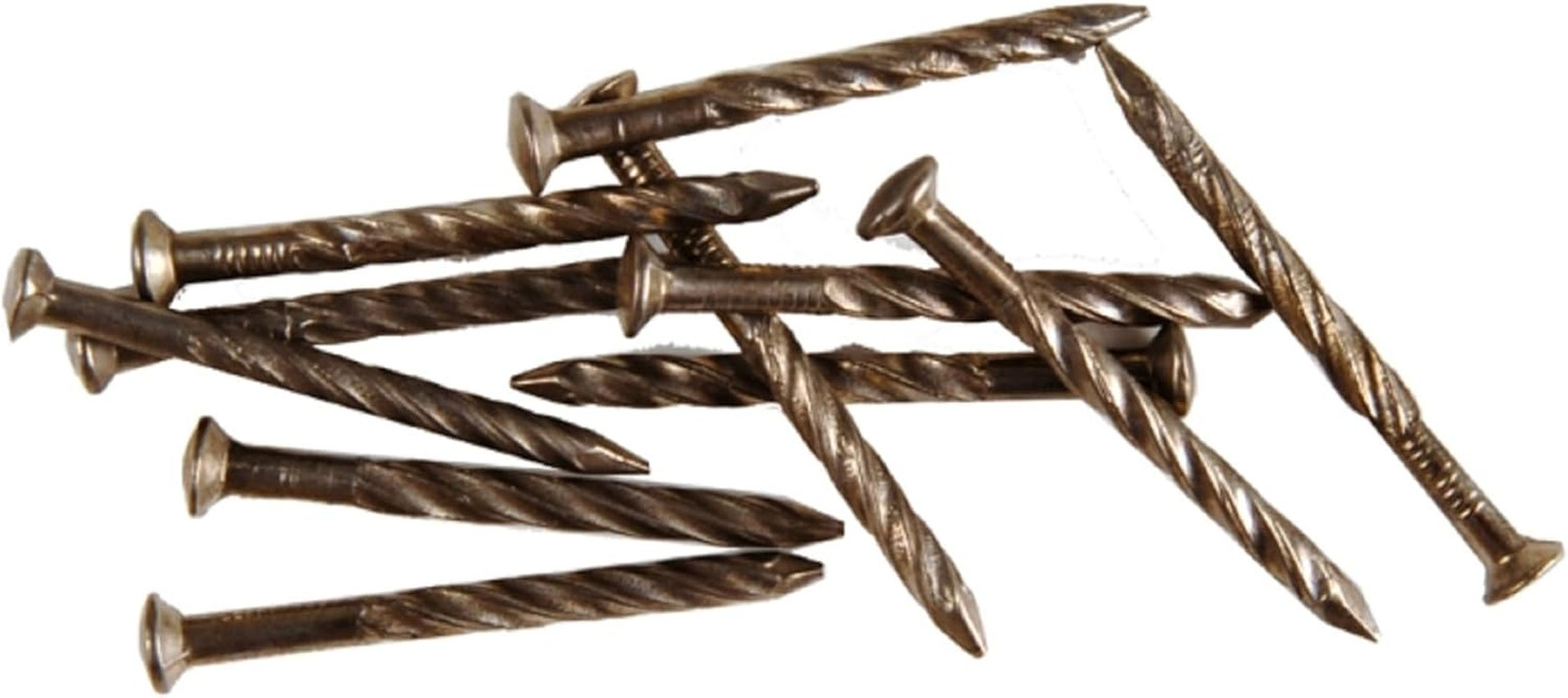 91194 1-1/4 In. Pewter Floor Metal Screw Nails (1Lb) (10 Packs)