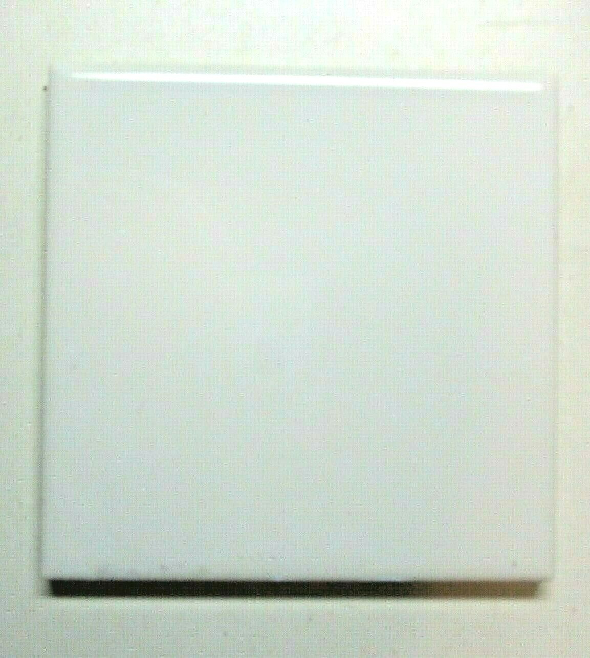1 Wall Tile Mannington MCT USA 4-3/8″ Sq. 1990s Everest Gloss White Ceramic Vtg