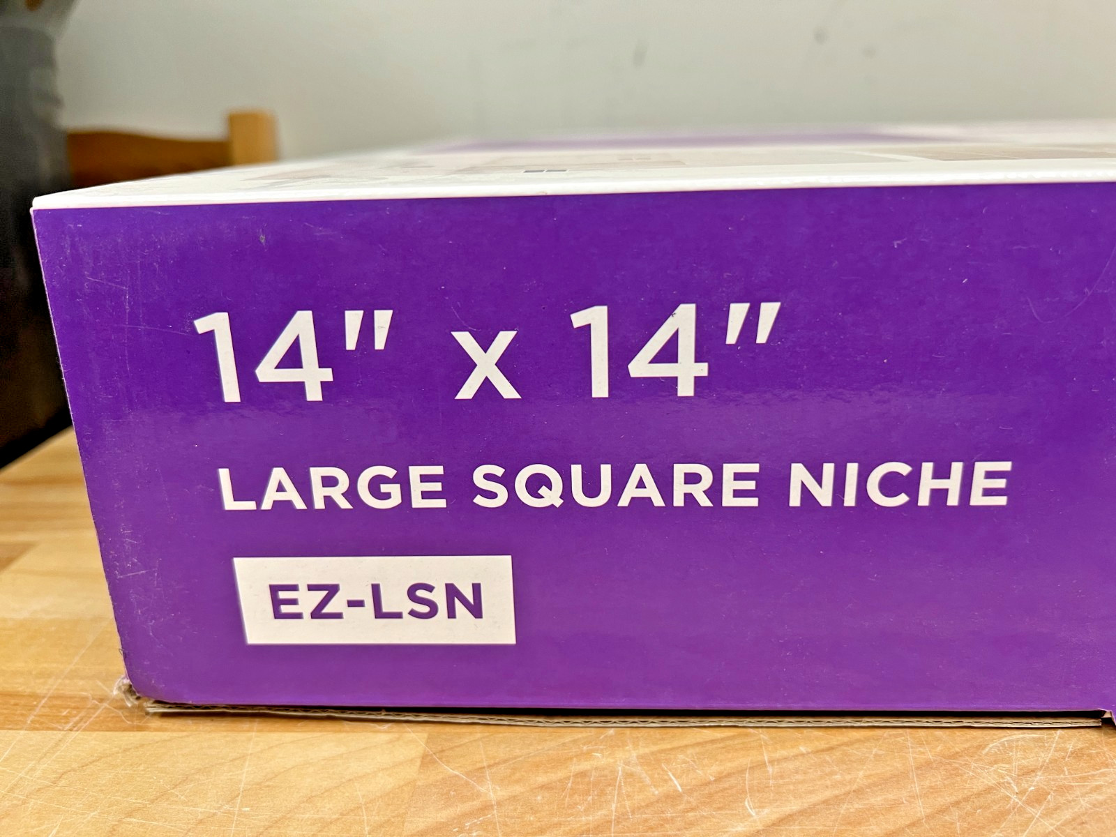 EZ-Niches EX-LSN Square Tile Ready Shower Wall Recessed Shelf Niche 14 x 14 NIB