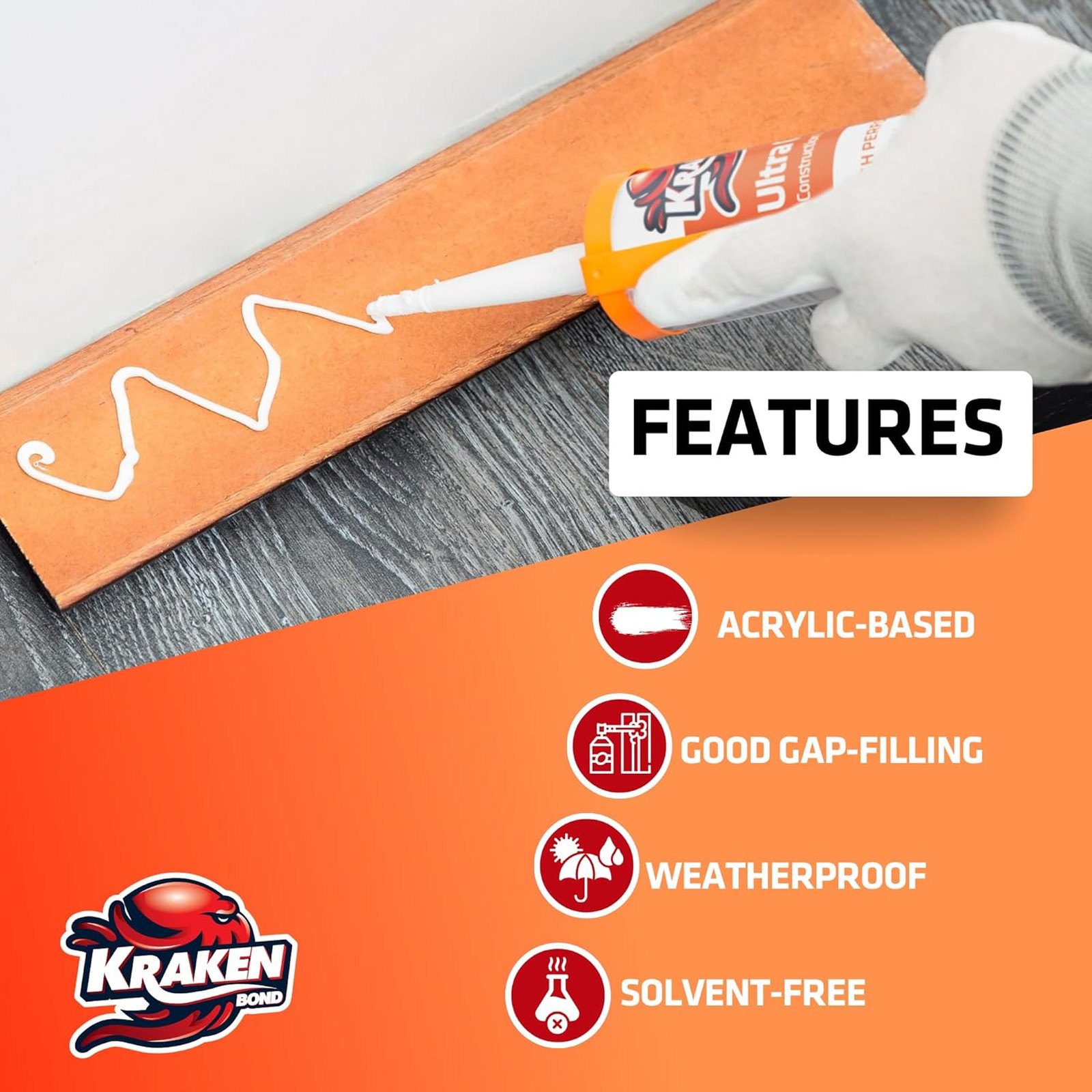 Heavy Duty Construction Adhesive White Bonding Glue for Tile Marble Granite Wall