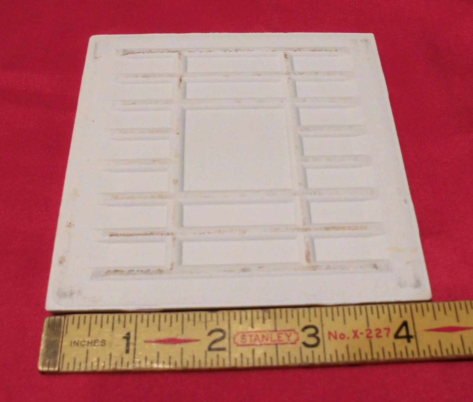 1 pc. *Glossy Marshmallow Yellow* Ceramic Tiles by American Olean…4-1/4″ NEW