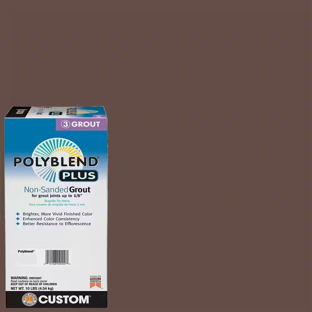 Polyblend plus #95 Sable Brown 10 Lb. Unsanded Grout