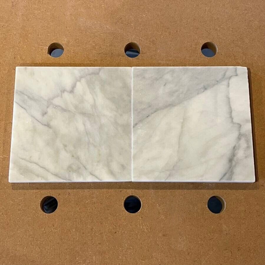 6×6 White Marble Avena Honed Square Tiles – 330 Pieces – 82.5 Square Feet