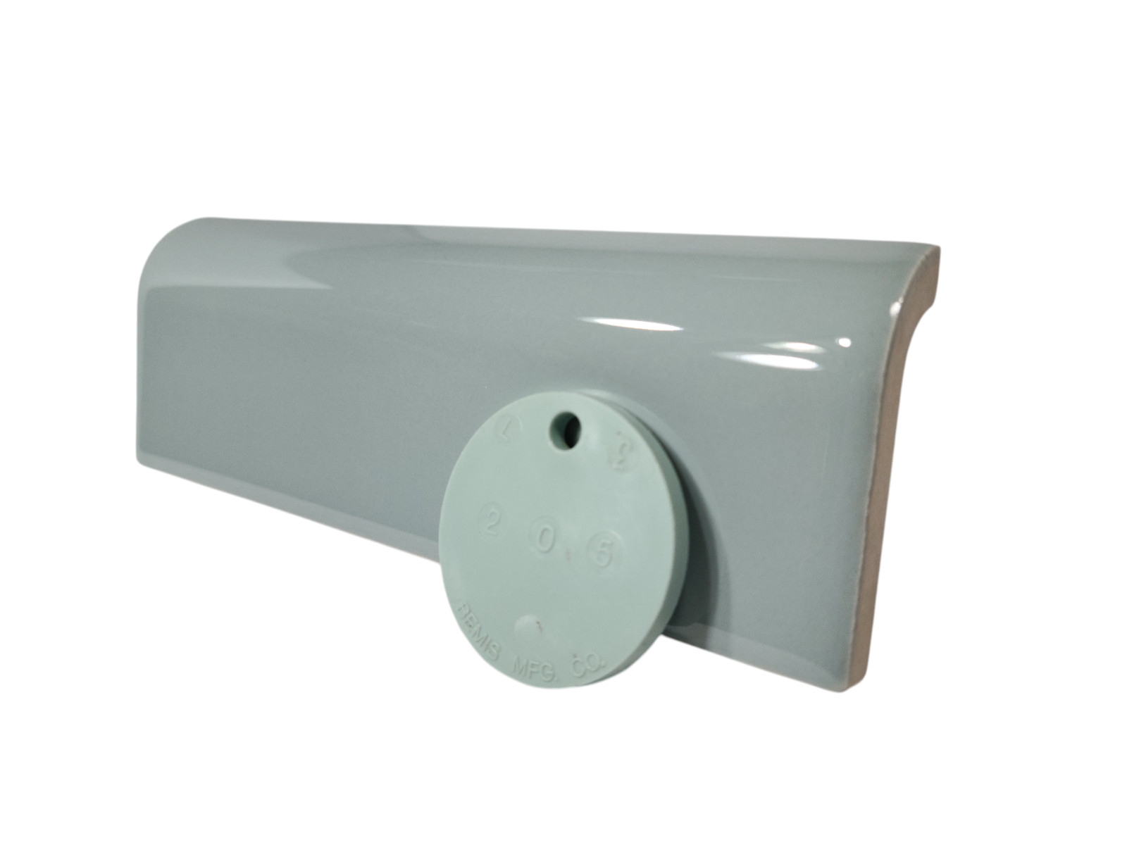 Seafoam Green Ceramic Tile Mud Cap Backsplash Subway Mudcap Mid Century Modern