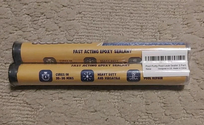 Fast Acting Pool Putty Resin & Hardener Epoxy Sealant Kit