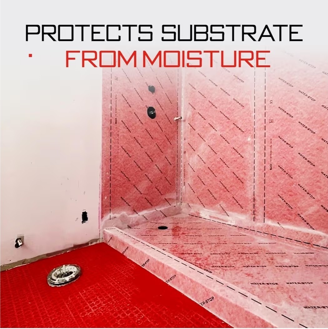 GURU USA Water-Stop Waterproofing Membrane 108 Sq/ft