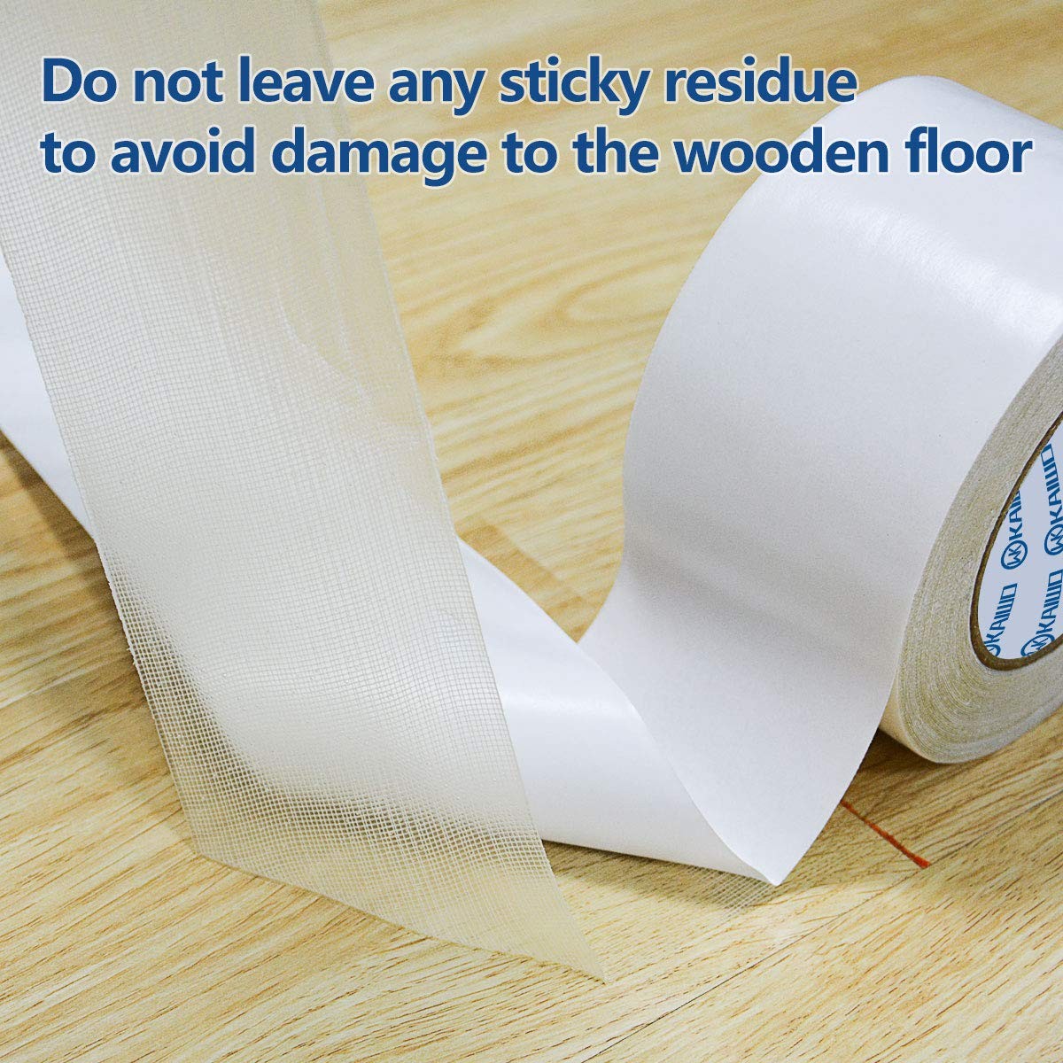 Carpet Tape Double Sided 4 IN X 30 YD for Area Rugs – Strong Adhesive +1125.0