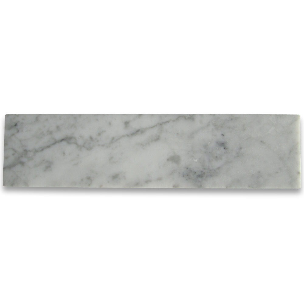 C57P 2×8 Carrara Marble Tile Polished Venato Bianco Carrera Wall & Floor