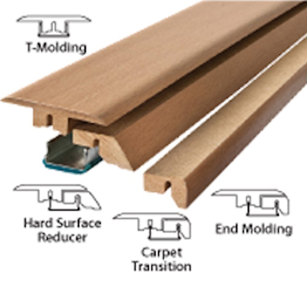 5 – Traditional Living 4 in 1 Transition Moldings 39 3/8″ – OAK