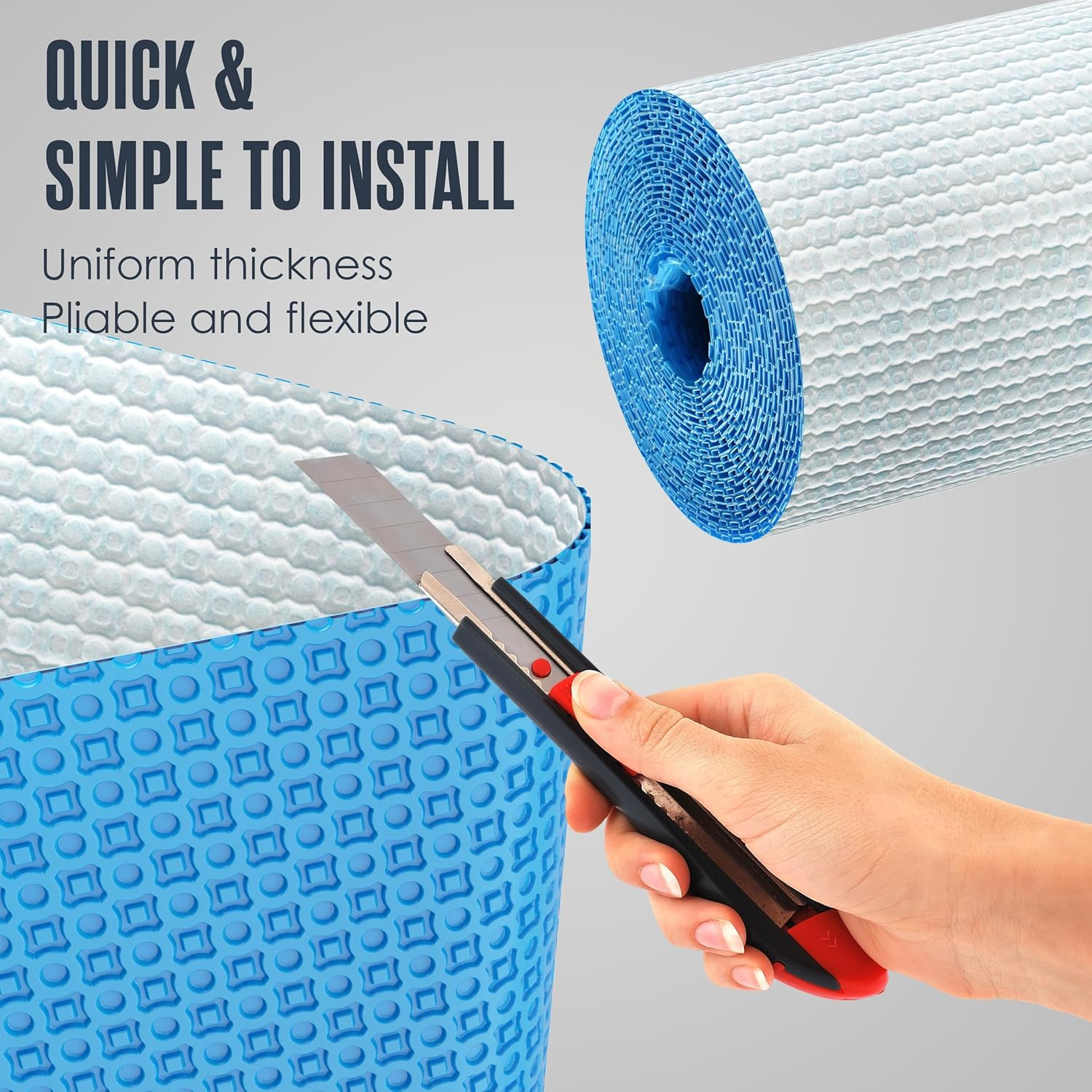 Uncoupling Membrane, Tile Underlayment, Tile Membrane, Flooring Underlayment, fo