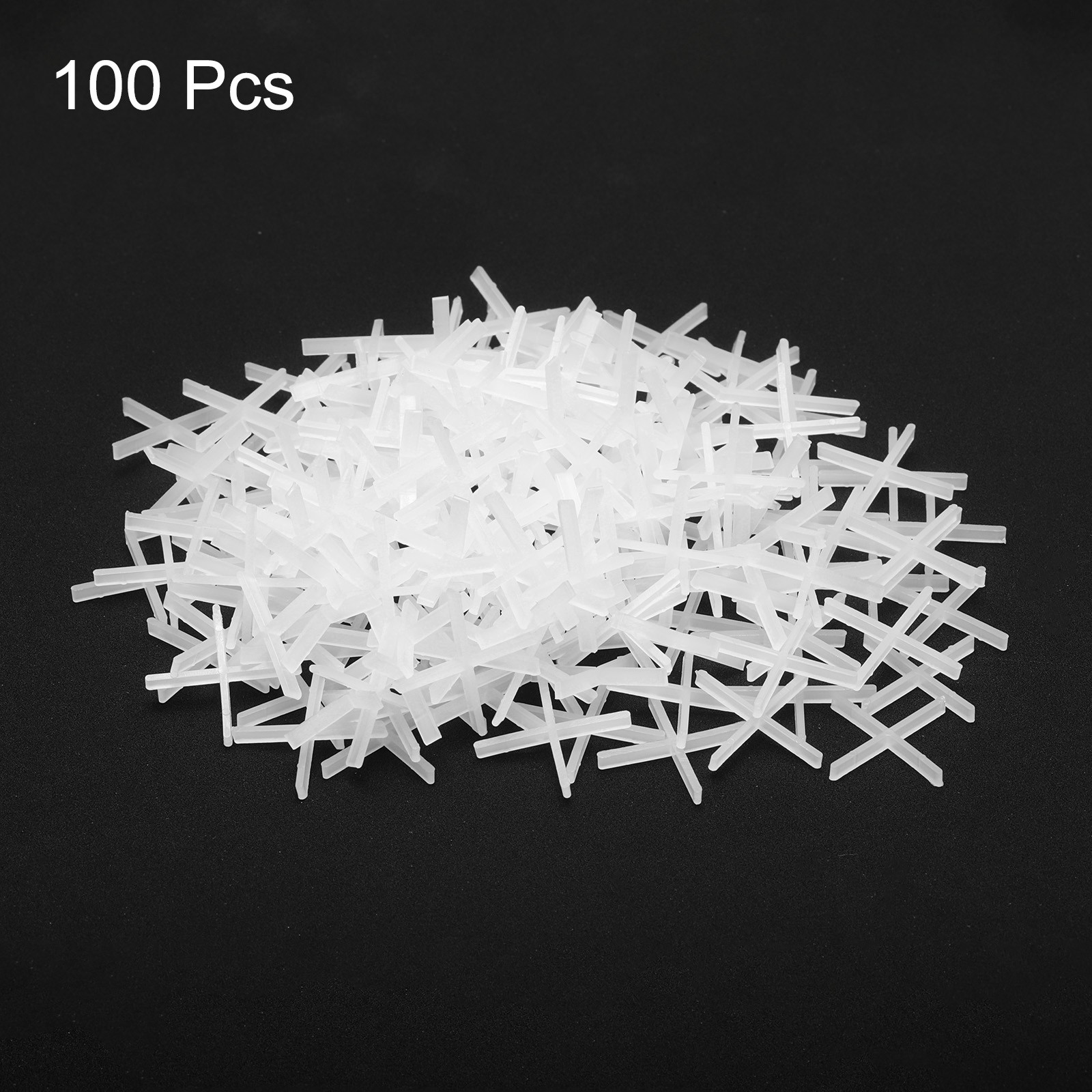 100pcs Tile Spacers 1mm Hard Plastic Cross Tiles Leveler Spacer for Ceramic