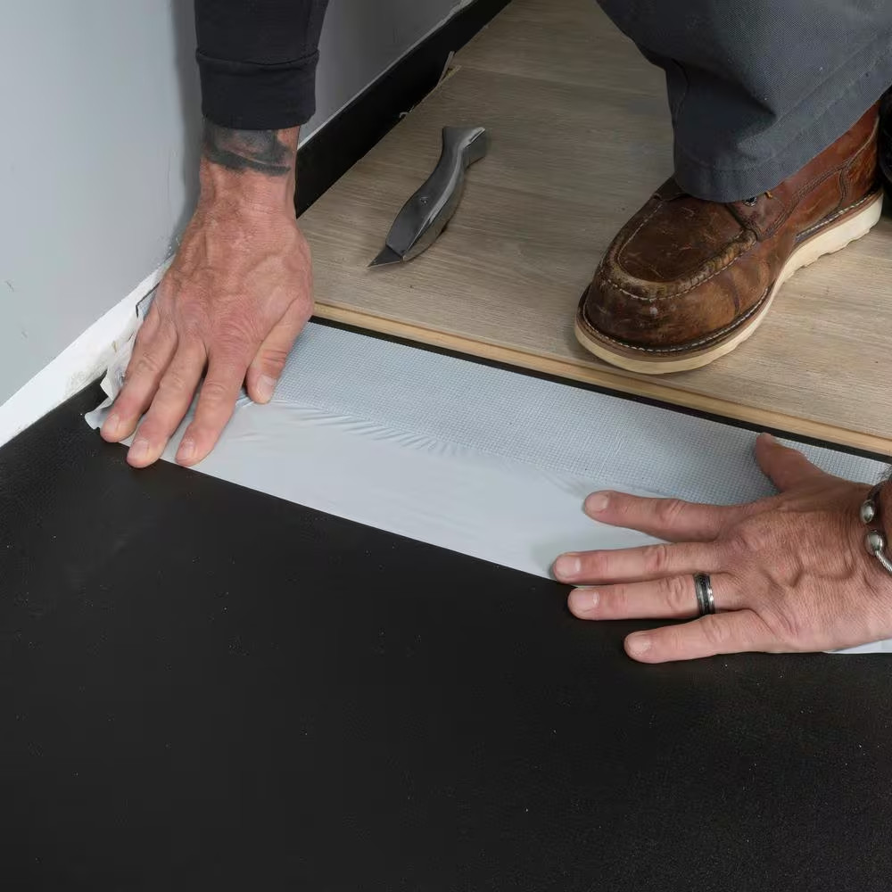 Black Jack 100 Sq. Ft. 28 Ft. X 43 In. X 2.5 Mm Premium 2-In-1 Underlayment for