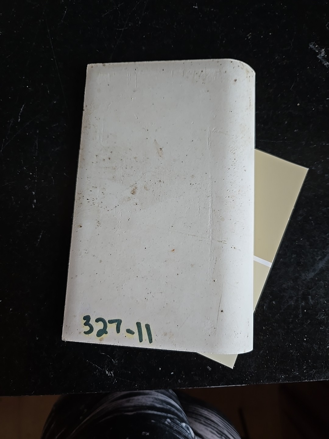 Vintage 6 1/8″ X 3 7/8″ Dark Yellow Cove Base Tile NOS Robertson