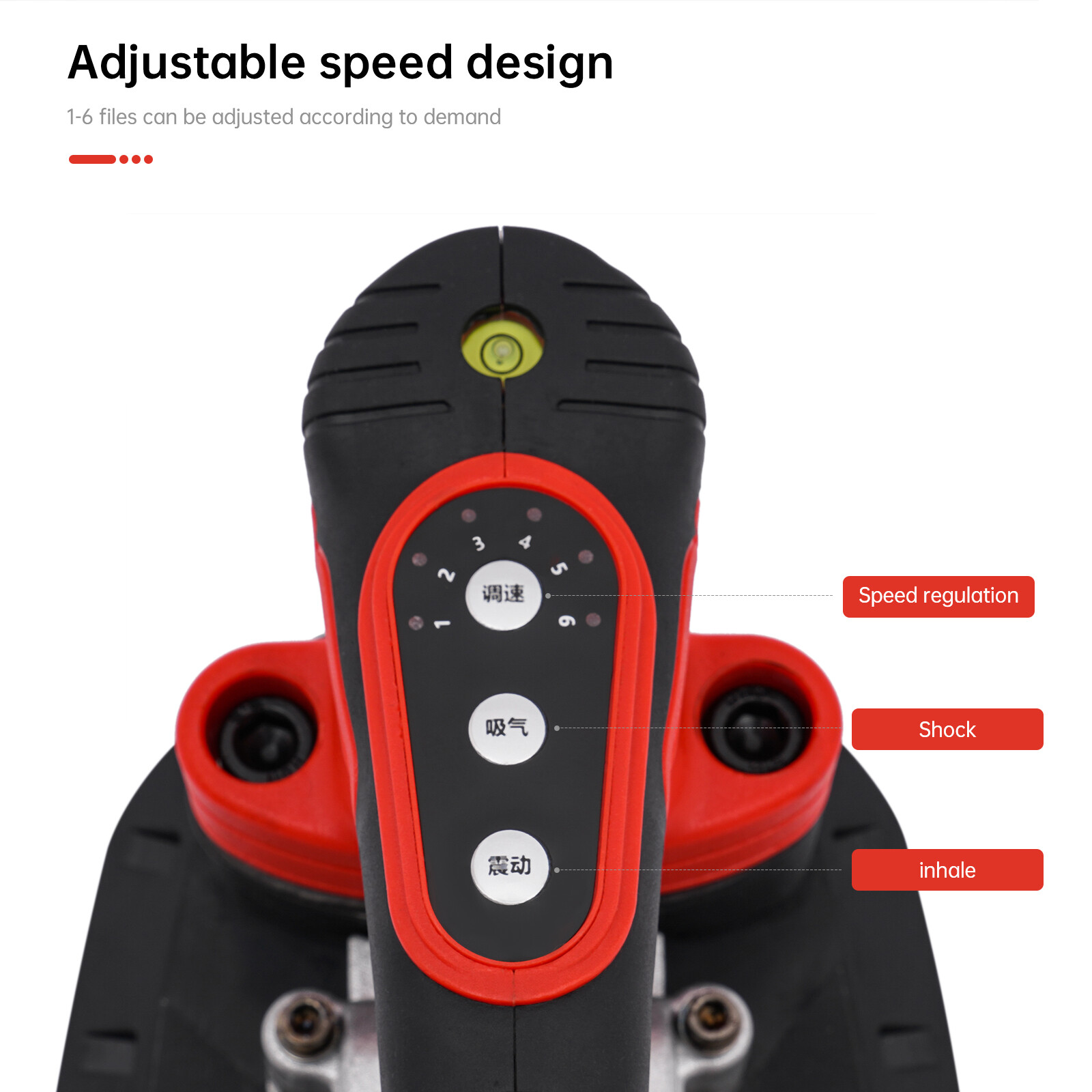 6 Speed Tile Installation Tool Vibration-Machine Handheld Tiling Leveling Laying