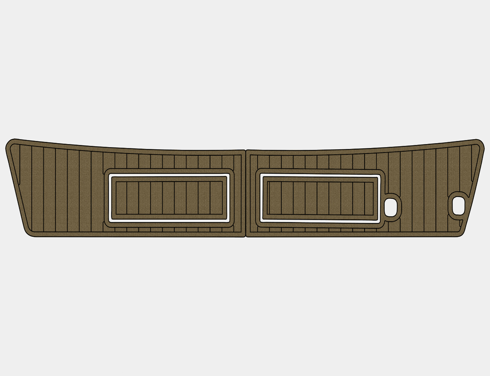 1987 Sea Ray 34 Express Boat Flooring EVA Foam Custom Deck Kit SeaDek Style Mat