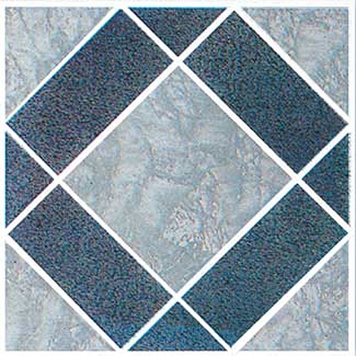Gray Vinyl Floor Tile 20 Pcs Adhesive Bathroom Flooring – Actual 12” x 12”