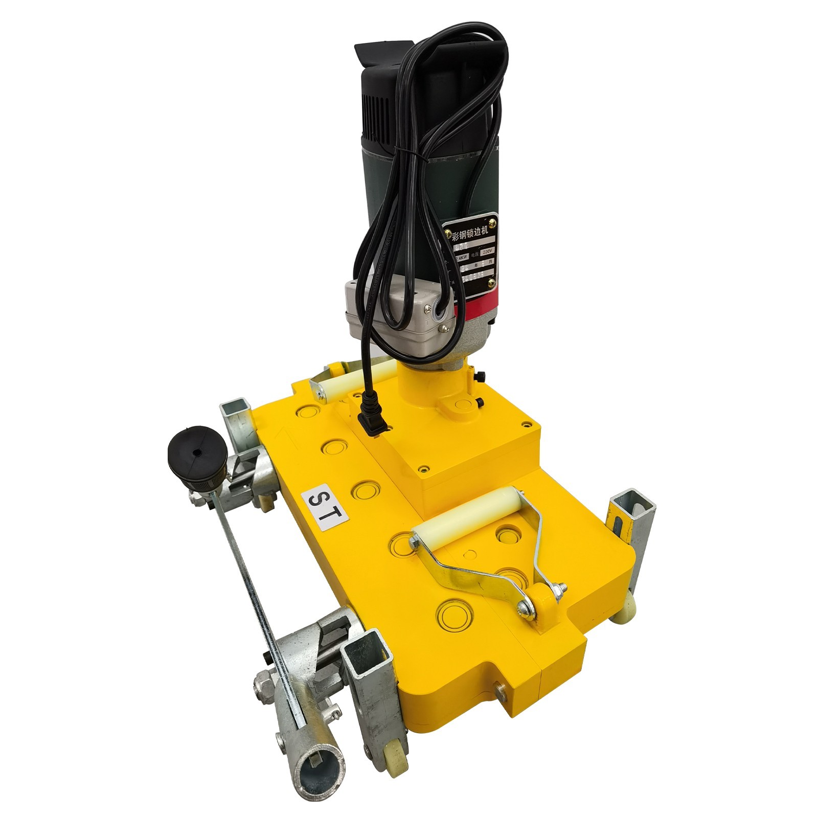 Portable Color Steel Tile/Color Tile Aluminum Edge Locking Machine for 470/475