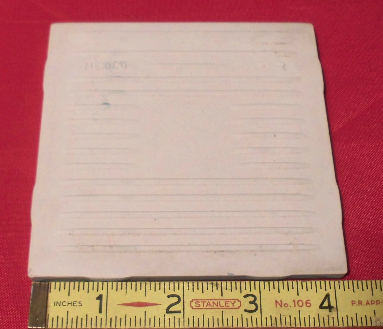 1 pc. Waterfall Blue: Glossy Ceramic Tile by Daltile, 4-1/4″ Bullnose Edge NEW