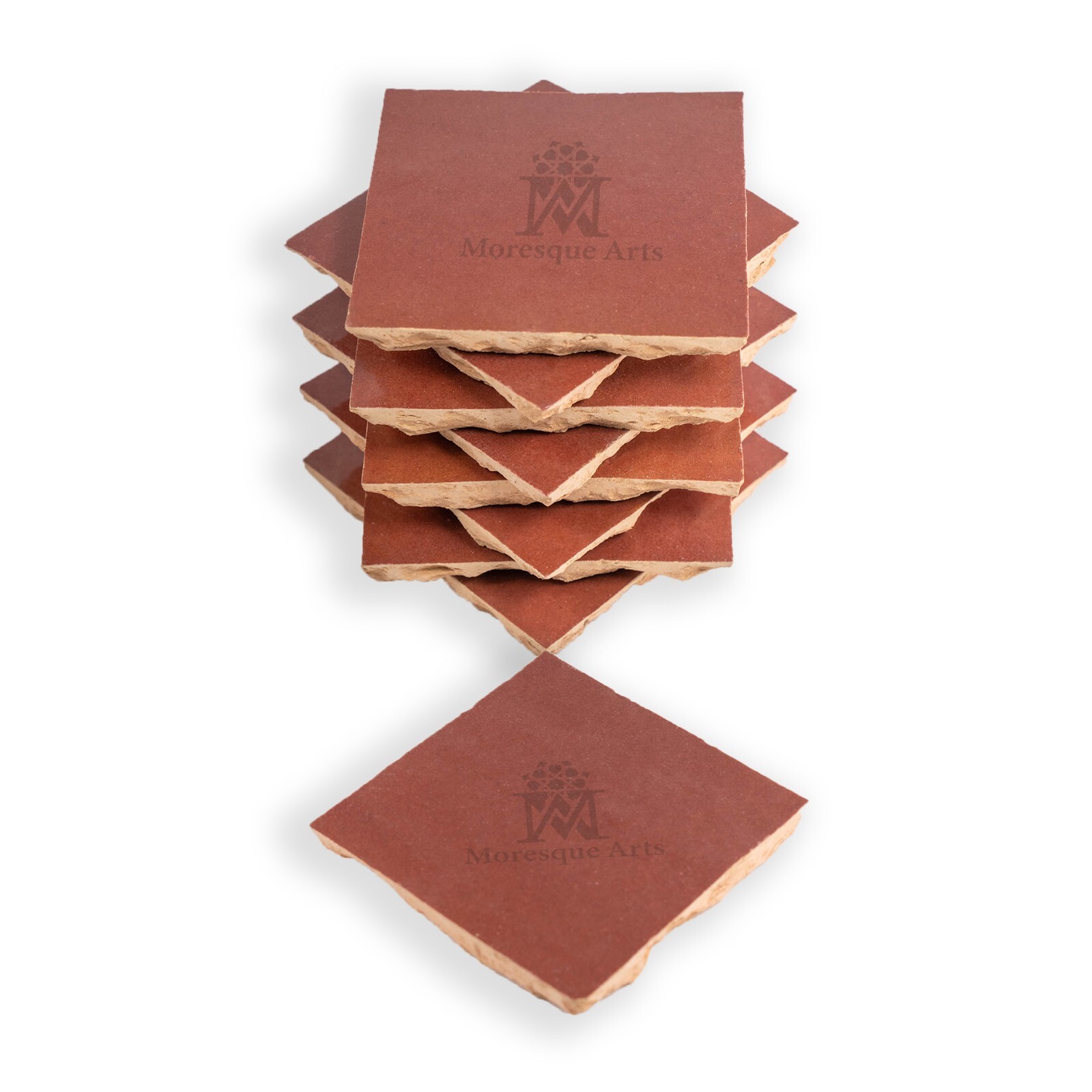 Authentic 4×4 Handmade Moroccan Zelig Tiles (6.7 SF / 60 PCS)