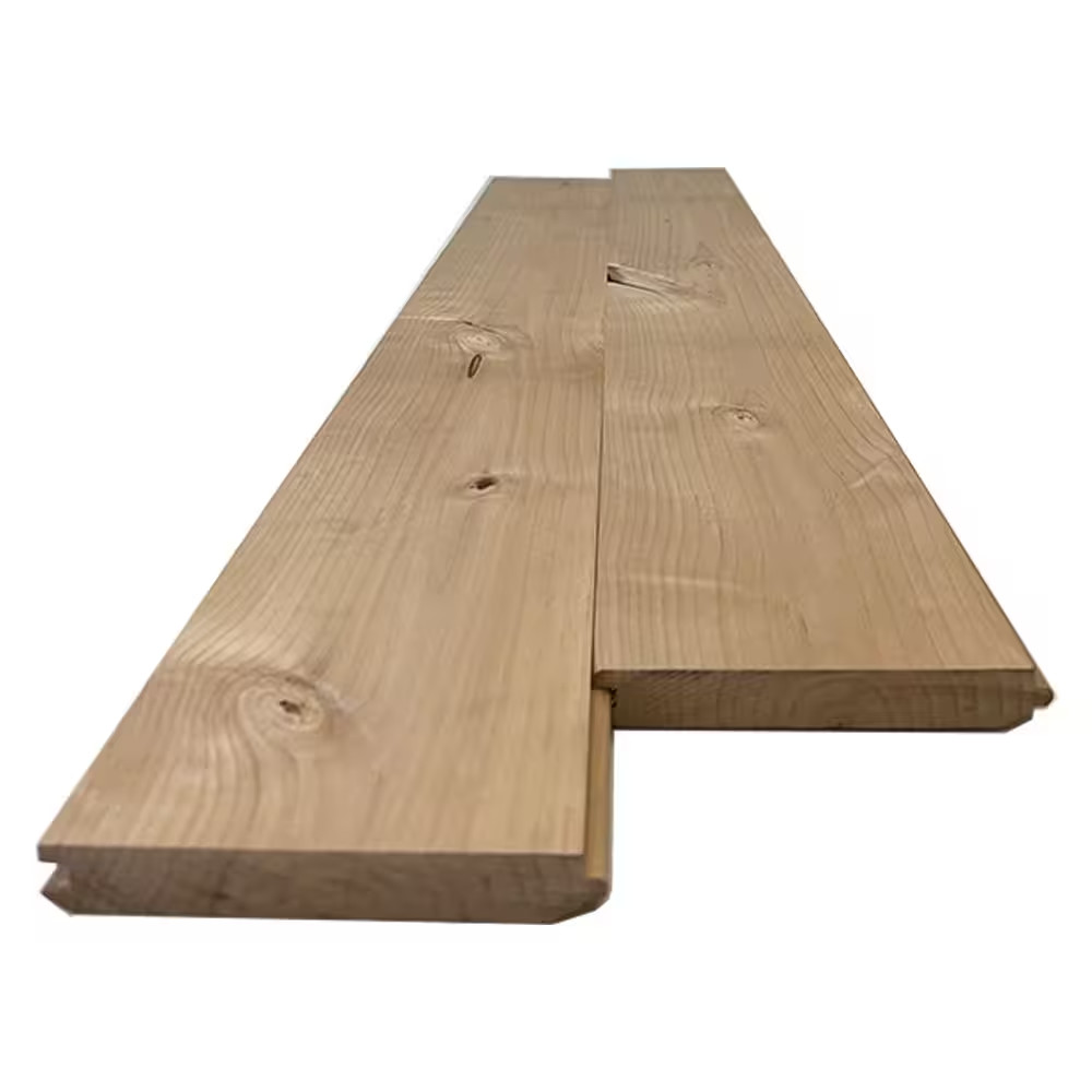 1 In. X 6 In. X 6 Ft. Knotty Alder Tongue and Groove Hardwood Board (2-Pack)