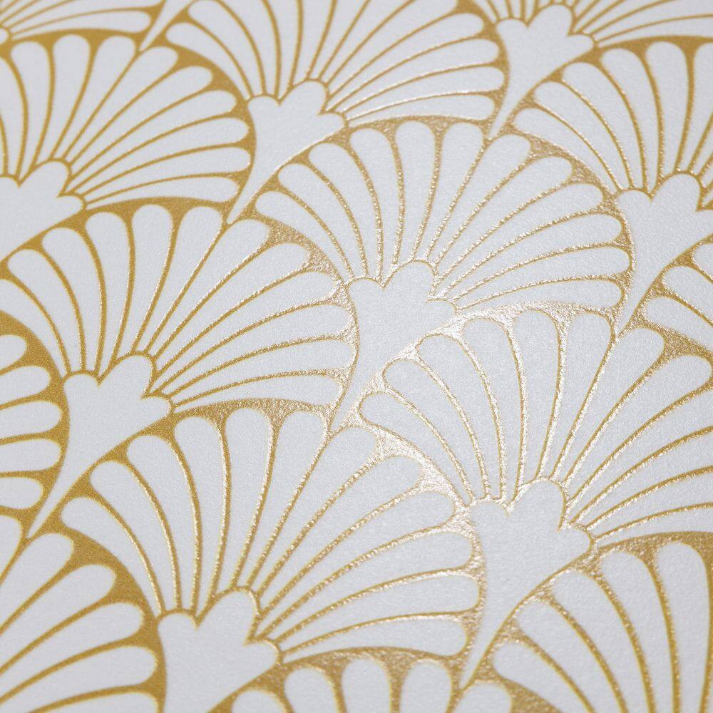 Art Deco Manhattan White 11-3/4 In. X 11-3/4 In. Porcelain Floor and Wall Tile (