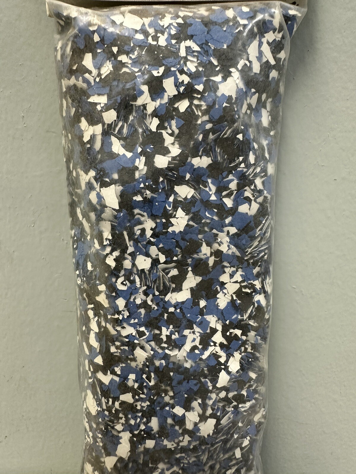 Insl-X Garage Guard Decorative Flakes, Epoxy Floor Flakes, Blue, Black, White