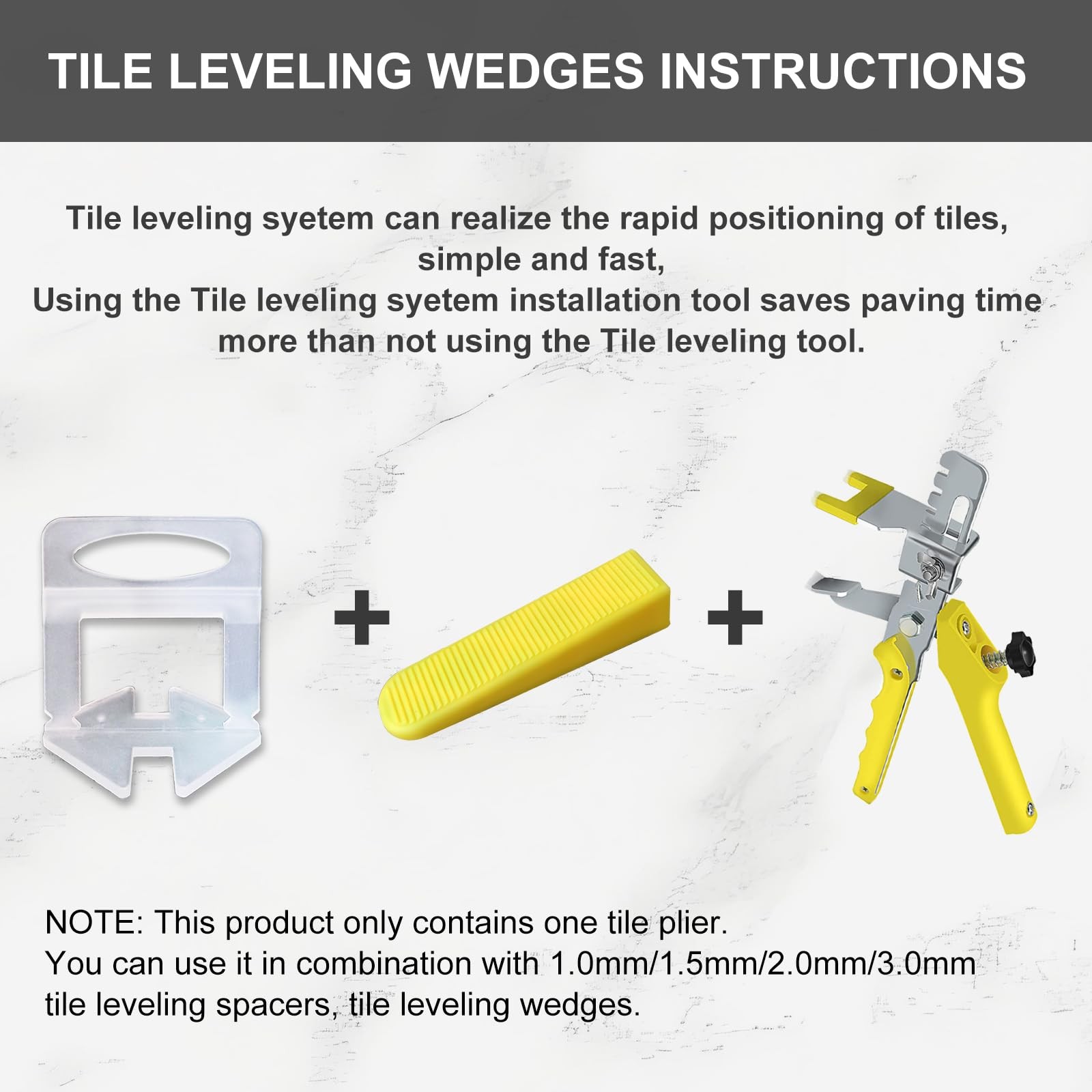 Tile Leveling Compounds System Plier Hand Floor Pliers Tiling Installation Lo…