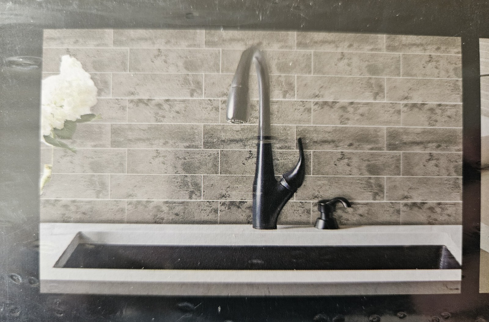 Murella Peel and Stick Backsplash Composite Stone 11.8×10.8 300x275mm 7 Pack Q.