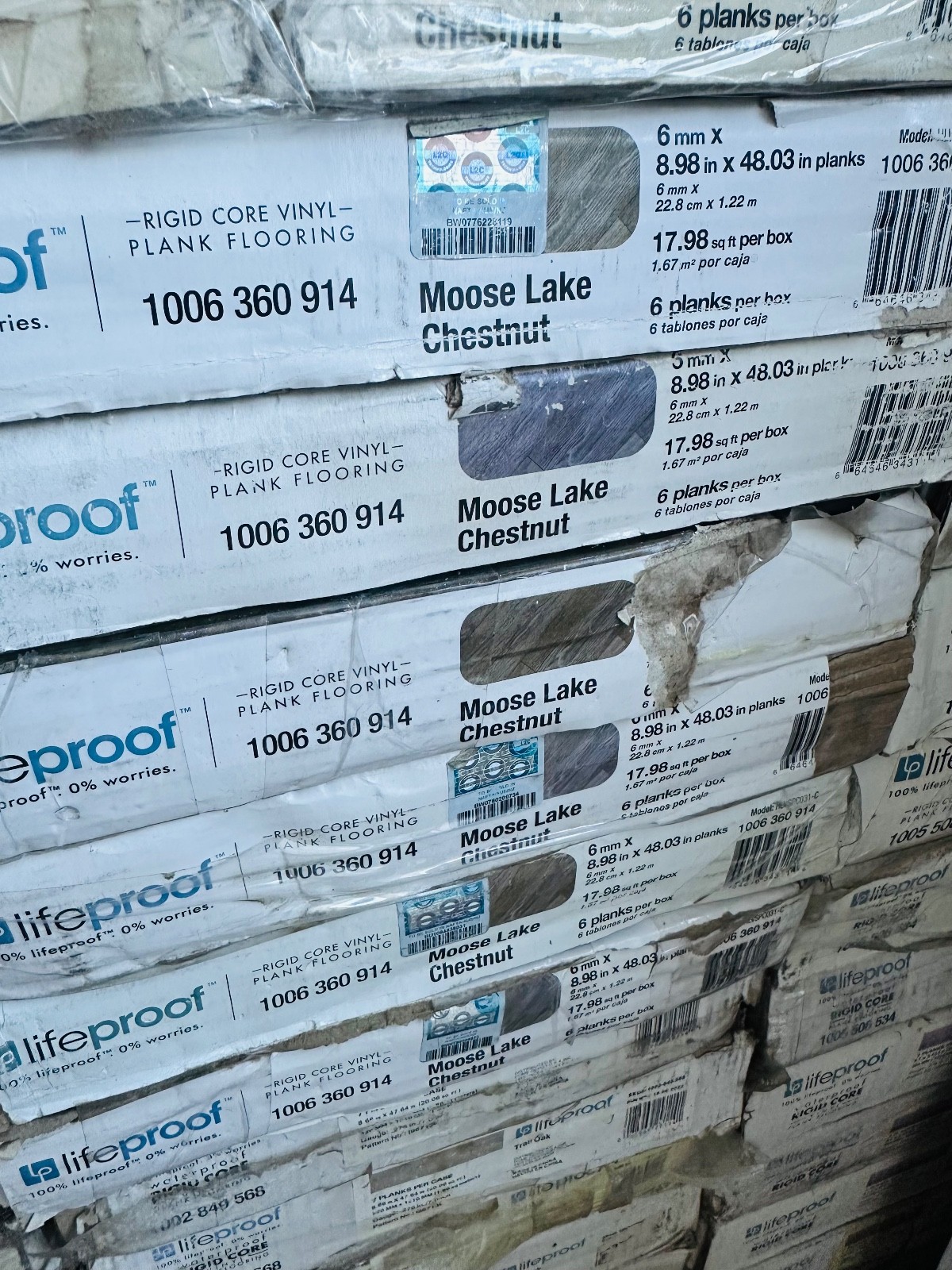 Lifeproof Plank Flooring Waterproof Luxury Vinyl Fresh Oak (20.1-sq-ft/case)
