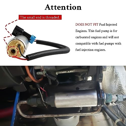 Electric Low Pressure Fuel Pump Compatible with Mercury Mercruiser Marine