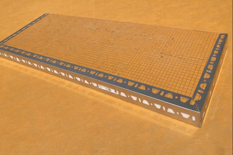 Triple Brackets Floating Bench – Schluter Kerdi-Board 2″ – L48xW16xH2