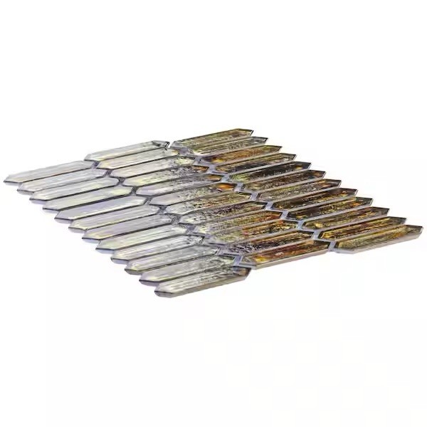 Ivy Hill Tile Fargin Golden Crust Elongated Hexagon 12 in. x 10 in. x 7mm
