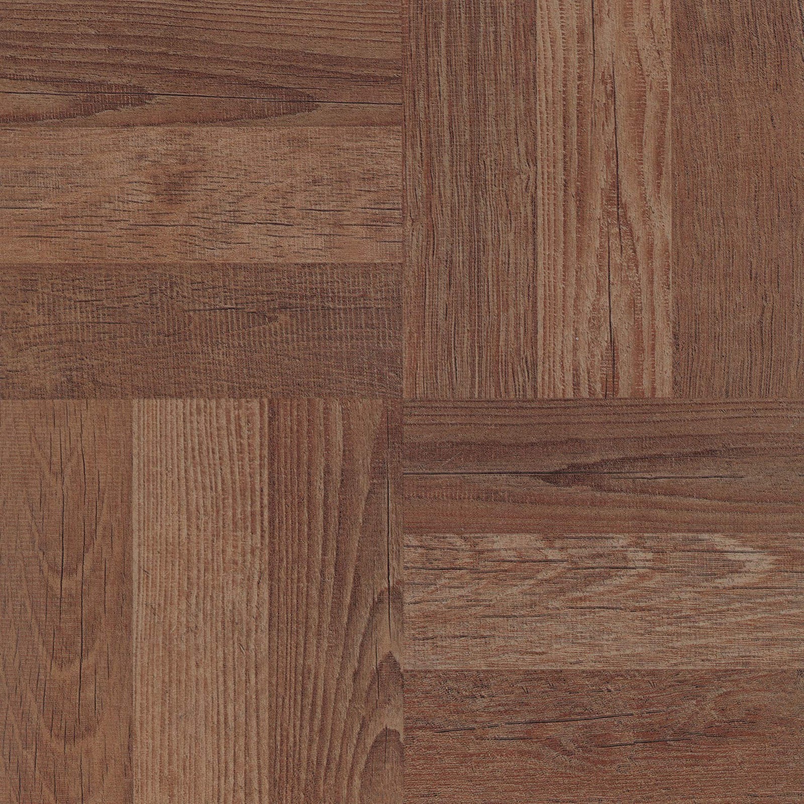 Brown Parquet Peel & Stick Floor Tiles FP3324 Vinyl Waterproof Decor New Set Box