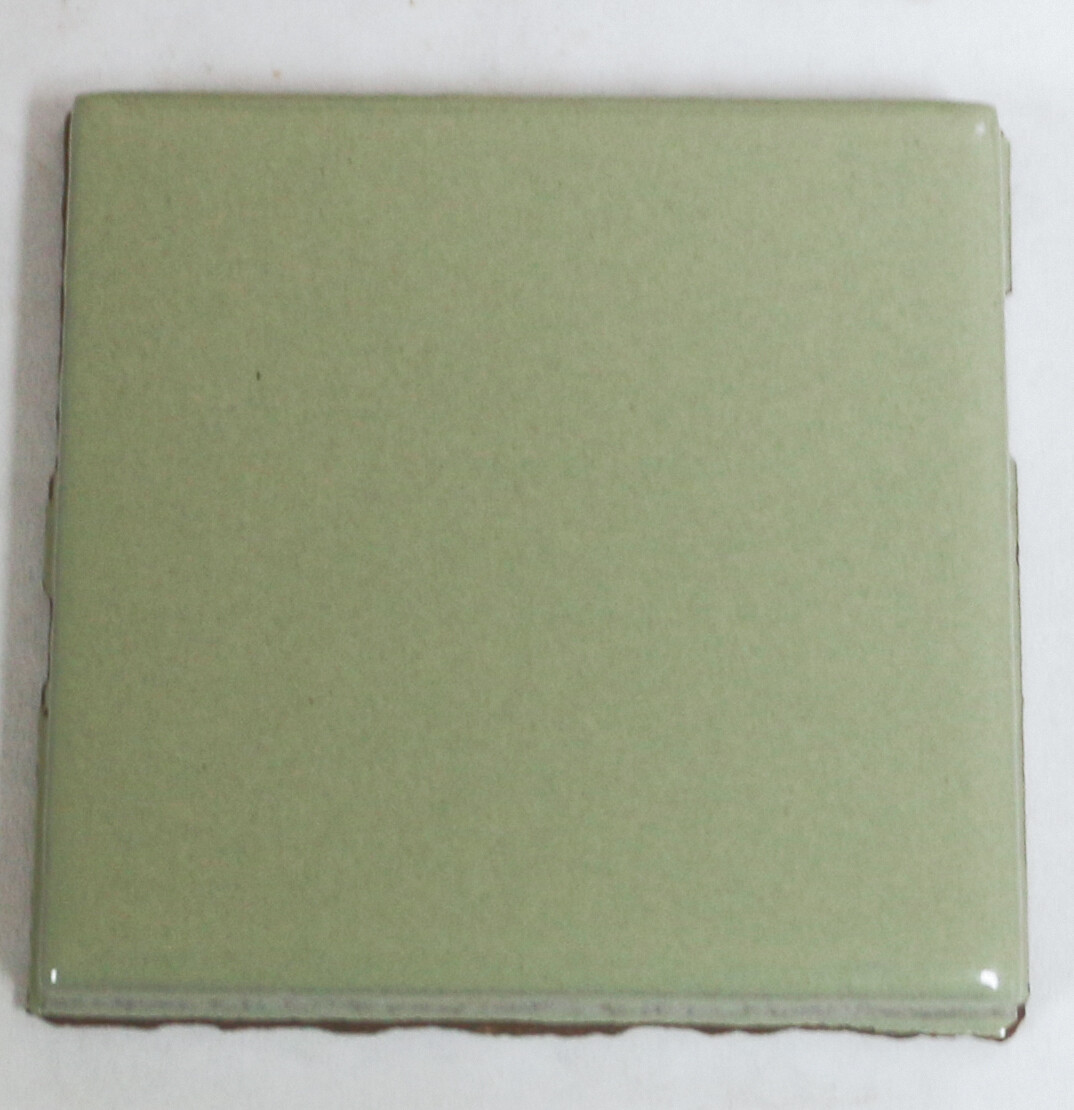 1 7/8″ x 1 7/8″ Tile Cream Green Glossy Wall Remodel Mosaic Ceramic C#551 1 Pc