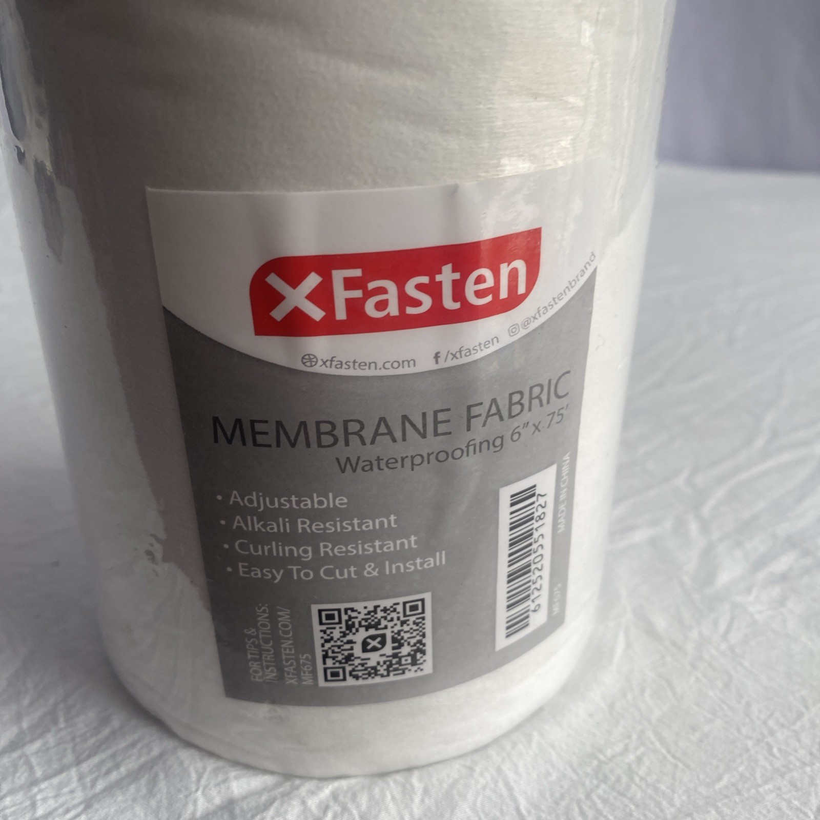 Waterproofing Membrane Fabric, 6 Inch X 75 Foot Roll Membrane