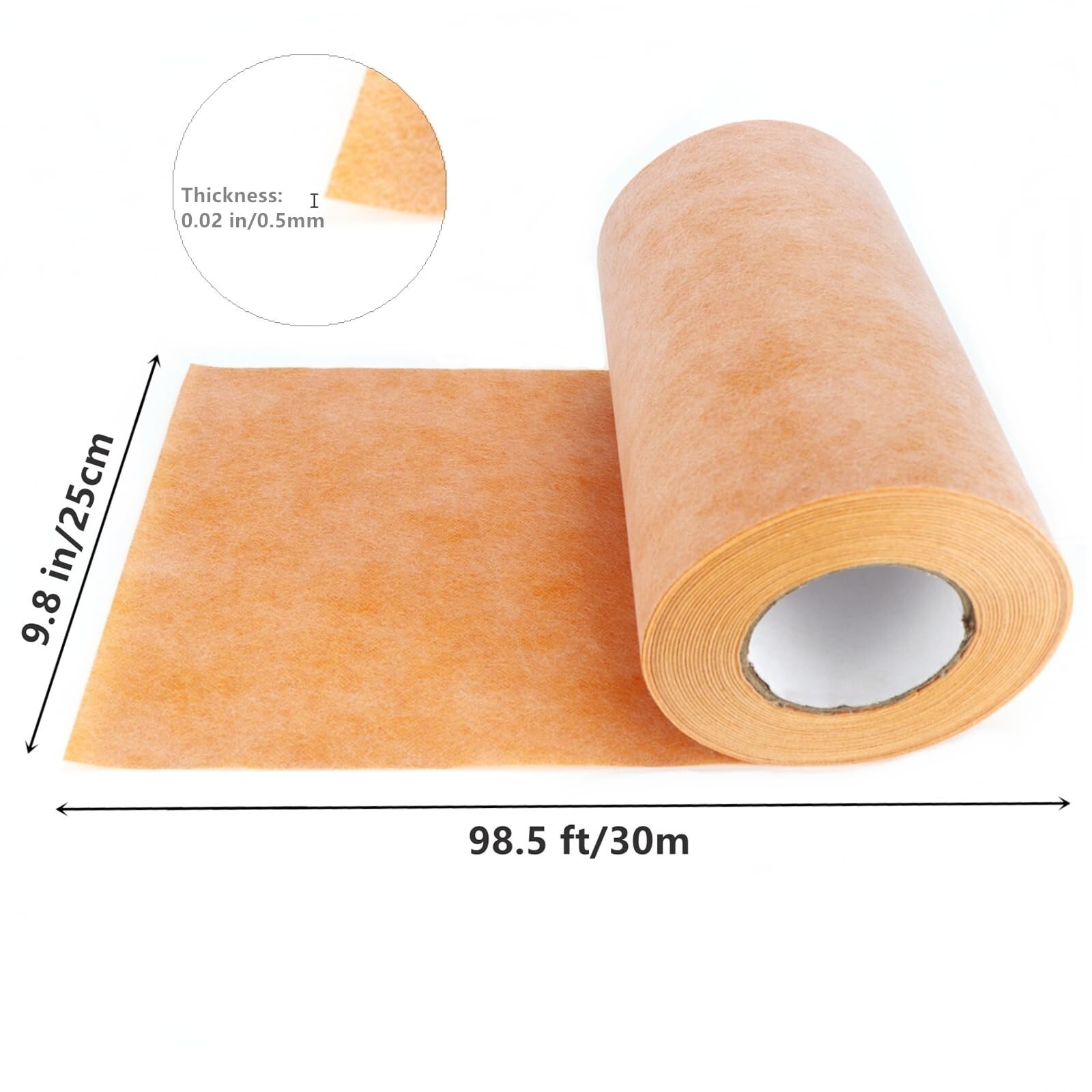 Waterproof Membrane for Shower 9.8 Inch X 98.5 Ft / 83.6 Sq Ft Waterproofing …
