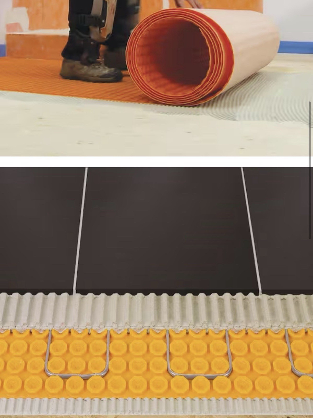 Schlüter DH512M 3 ft. 2-5/8 in. x 41 ft. 10-3/4 in. Uncoupling Membrane Roll