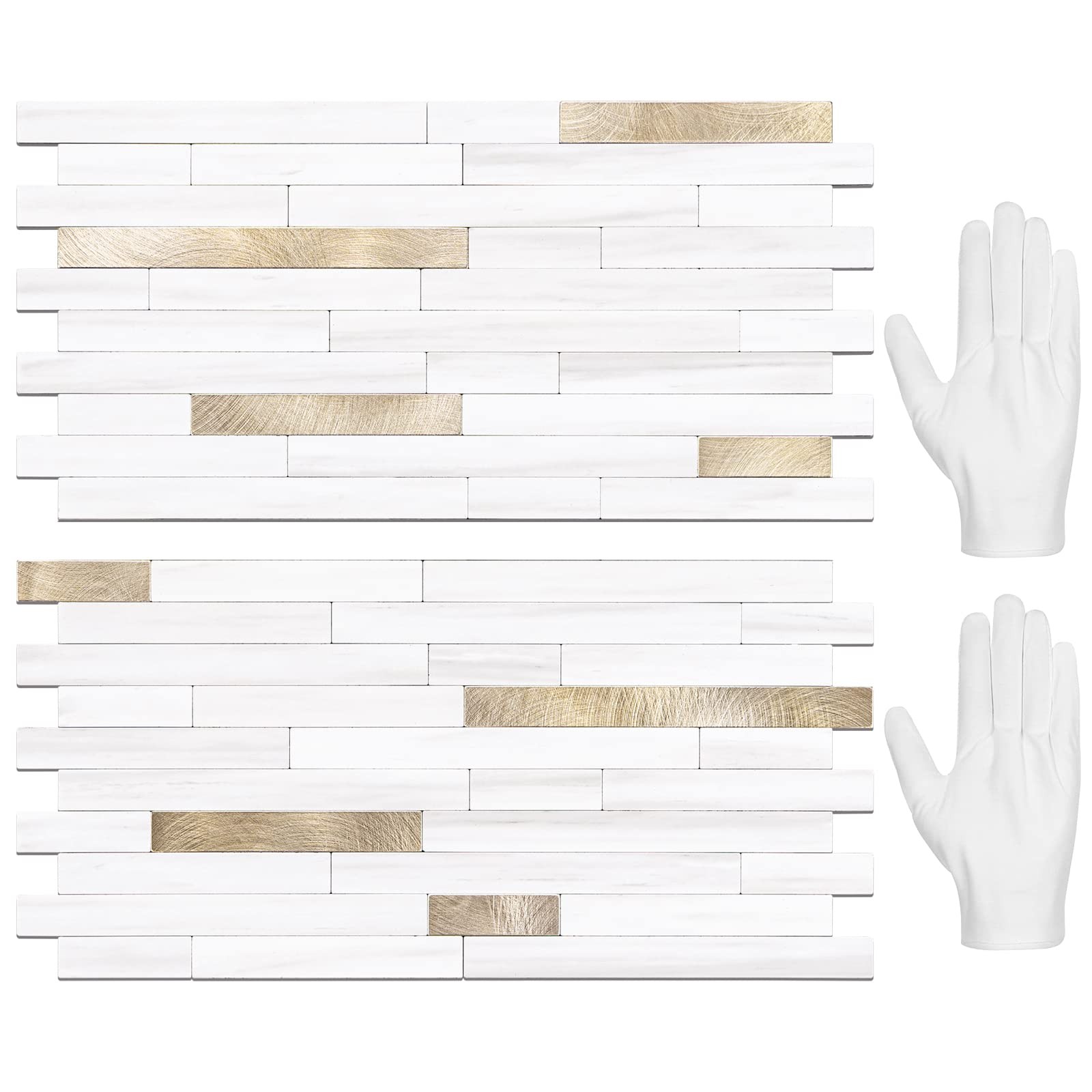 20 Sheets Peel and Stick Backsplash Tile, Stick on Backsplash for Kitchen and…