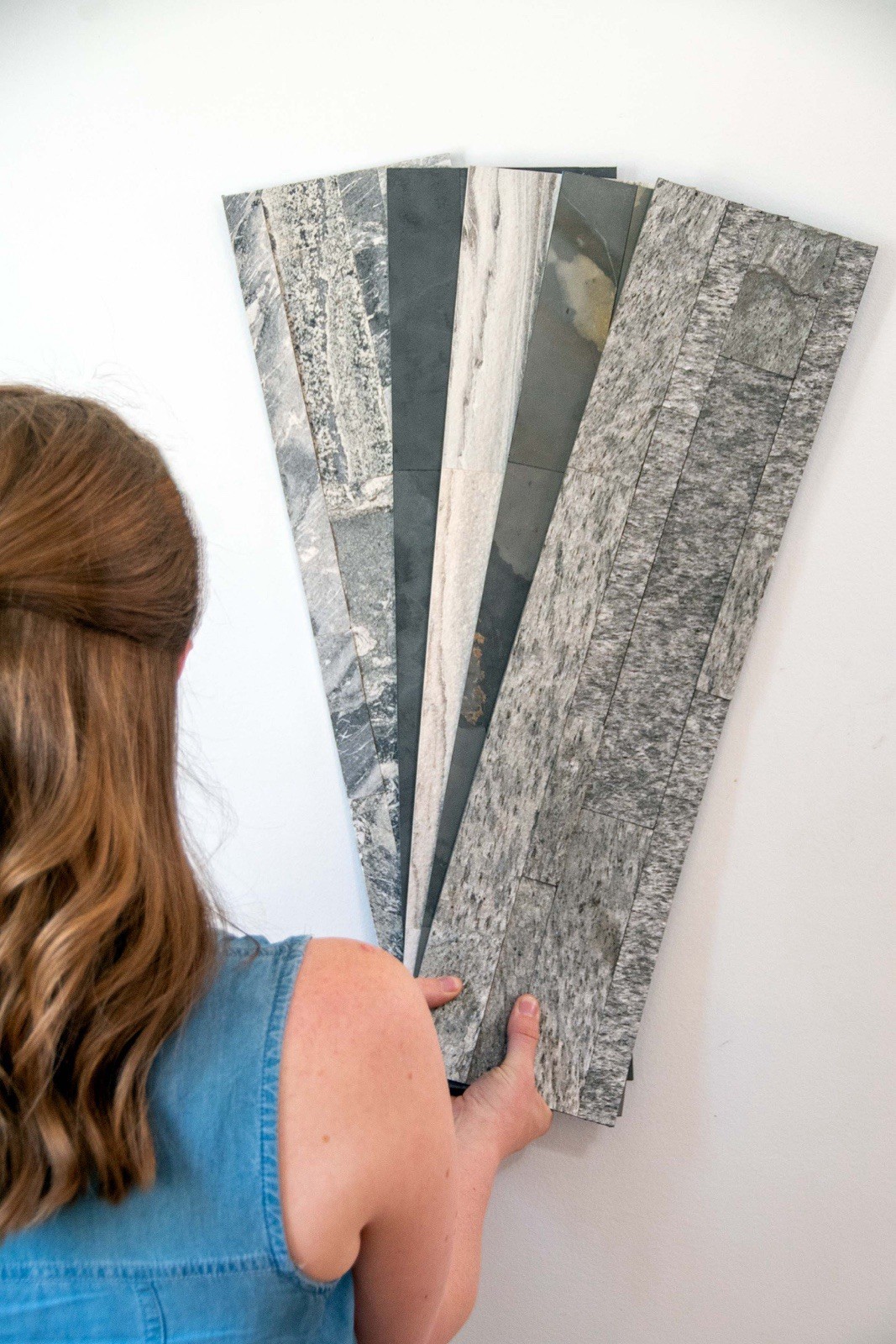 10 Pack Marbled Slate Peel & Stick Stone | FREE SHIPPING!