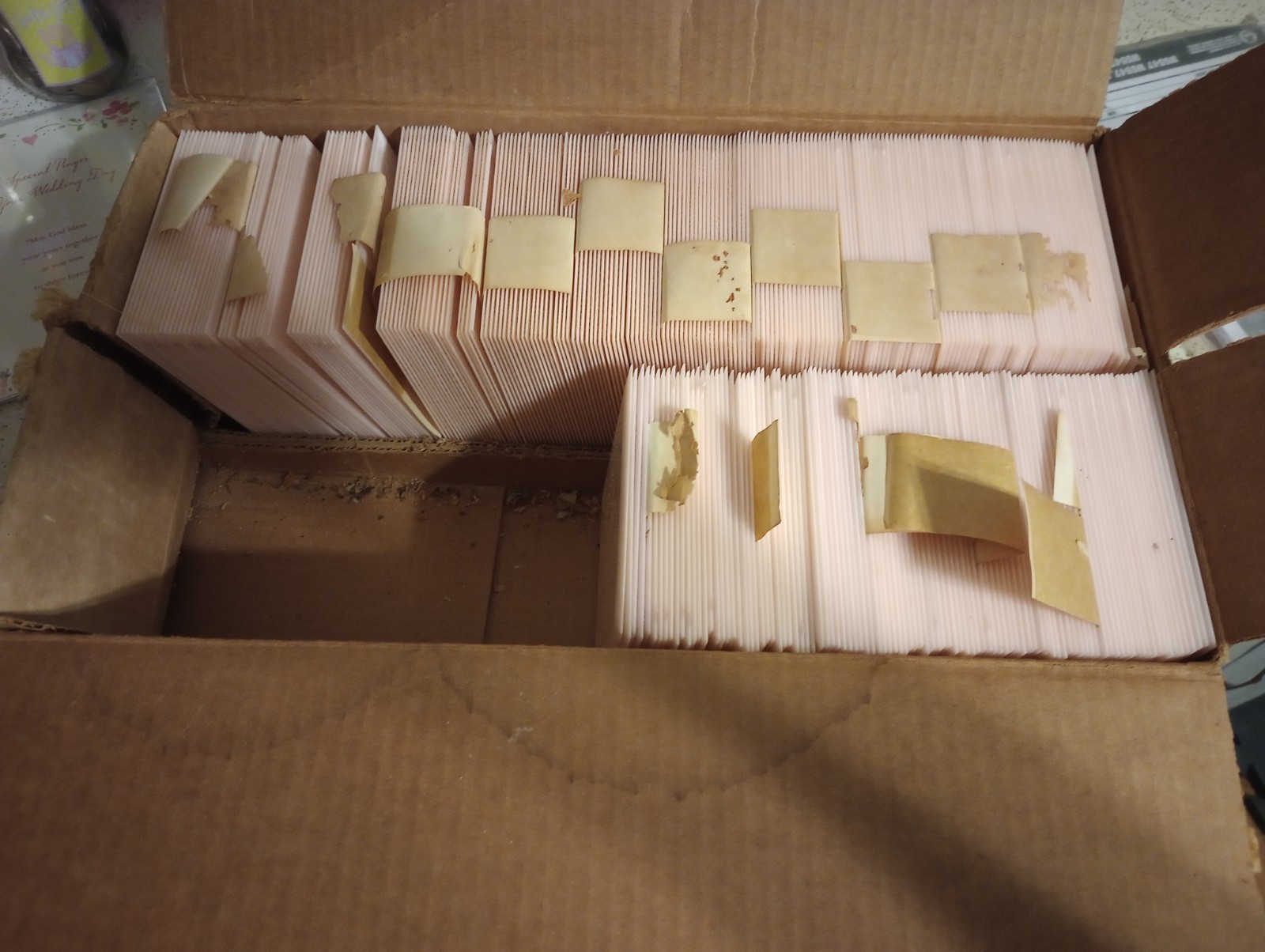 Richard’s Hi-Style MCM Polystyrene Vintage Tiles 4×4 Pink Pearl – New Old Stock